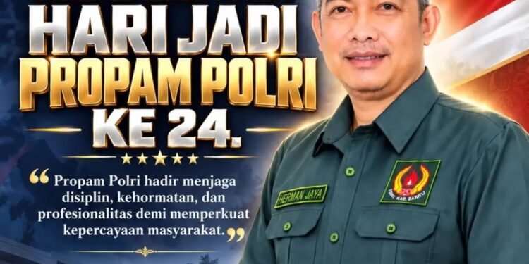 Ketua Umum KONI Barru Sampaikan Ucapan HUT Propam Polri ke-24