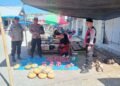 Sambangi Pedagang dan Pengunjung, Polsek Soppeng Riaja Imbau Warga Waspadai Kriminalitas