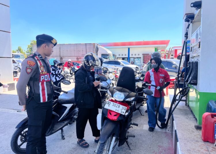 Polres Barru Awasi Penyaluran BBM dan LPG Bersubsidi, Situasi Aman dan Kondusif