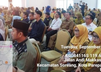 Kadis PTPHBUN Barru Dampingi Sekda Hadiri High Level Meeting TPID Provinsi Sulsel di Parepare
