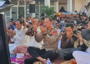 Wakapolres Barru Hadiri Barru Bermunajat, Polres Kerahkan Personel Amankan Shalat Istisqa