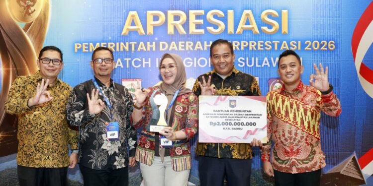 Barru Raih Terbaik I Layanan Kesehatan Tingkat Regional Sulawesi 2026