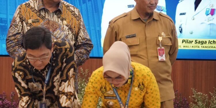 Bupati Barru Hadiri Penandatanganan MoU Replikasi Sistem Peta Pajak dan Pertanahan Tangsel