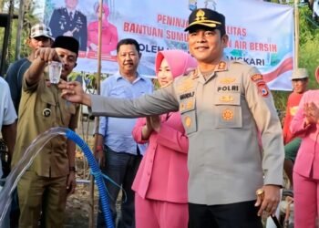 Peduli Krisis Air Bersih, Bhayangkari Barru Salurkan Bantuan Sumur Bor untuk Warga Dusun  Lipukasi