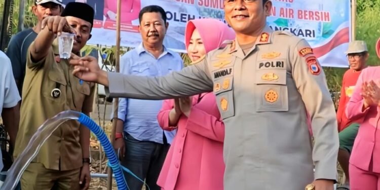 Peduli Krisis Air Bersih, Bhayangkari Barru Salurkan Bantuan Sumur Bor untuk Warga Dusun  Lipukasi