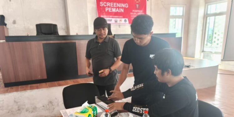 Jelang PORPROV XVIII 2026, PSSI Sulsel Lakukan Screening Pemain di Barru