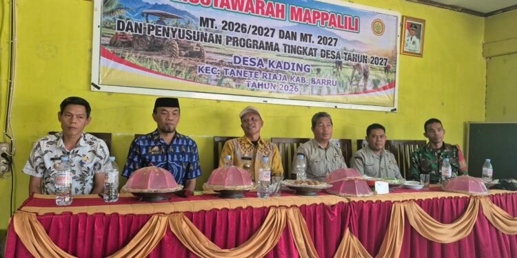 Musyawarah Mappalili Desa Kading Bahas Musim Tanam dan Programa Pertanian 2027