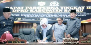 Ranperda P-APBD 2026 Disetujui, Pemkab Barru Tekankan Anggaran Tepat Sasaran
