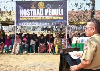 Sekda Barru Hadiri Latihan Menembak Senjata Berat Batalyon Arhanud 16/SBC/3 Kostrad di Polejiwa