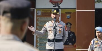 Pimpin Apel Perdana, AKBP Suryo Wibowo Ingatkan Personel Soal Disiplin dan Integritas
