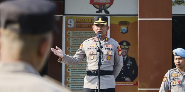Pimpin Apel Perdana, AKBP Suryo Wibowo Ingatkan Personel Soal Disiplin dan Integritas