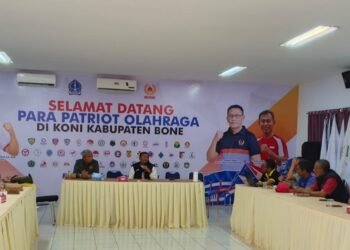 KONI Barru Sambangi KONI Bone, Bahas Posko dan Pemondokan Atlet Porprov XVIII Sulsel