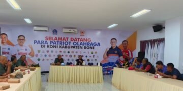 KONI Barru Sambangi KONI Bone, Bahas Posko dan Pemondokan Atlet Porprov XVIII Sulsel