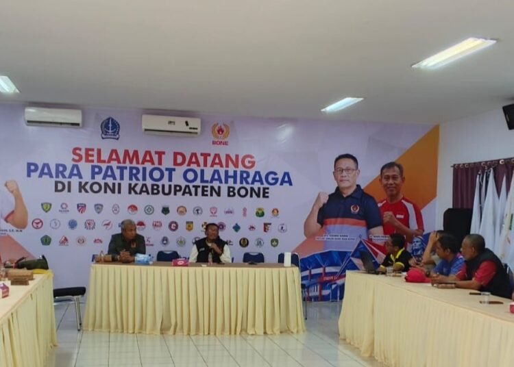 KONI Barru Sambangi KONI Bone, Bahas Posko dan Pemondokan Atlet Porprov XVIII Sulsel