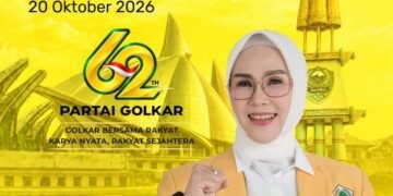 Andi Ina Kartika Sari Ucapkan Selamat HUT ke-62 Partai Golkar