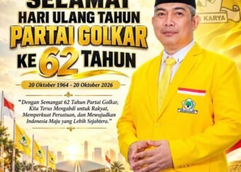 Herman Jaya, S.Pi. Sampaikan Ucapan Selamat HUT ke-62 Partai Golkar, Teguhkan Semangat Pengabdian untuk Rakyat