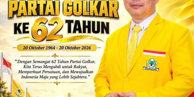 Herman Jaya, S.Pi. Sampaikan Ucapan Selamat HUT ke-62 Partai Golkar, Teguhkan Semangat Pengabdian untuk Rakyat