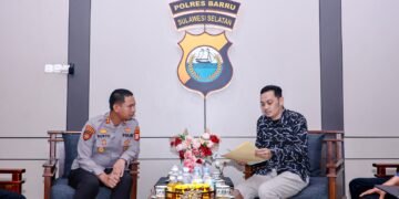 KPU Barru Audiensi dengan Kapolres, Sinergitas Pengamanan Tahapan Demokrasi Diperkuat