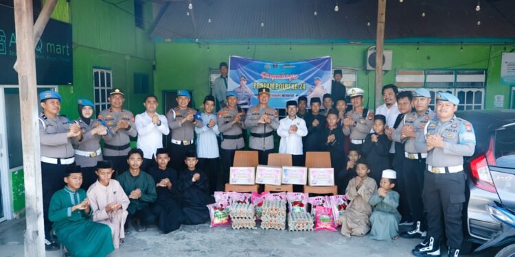 Peringati HUT Propam Polri ke-24, Kapolres Barru Salurkan Bantuan ke Panti Asuhan Al-Qasimiyah
