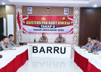 Perkuat Akuntabilitas, Polres Barru Laksanakan Pra Audit Kinerja Tahap II