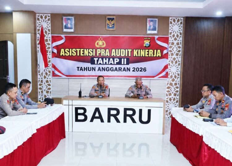 Perkuat Akuntabilitas, Polres Barru Laksanakan Pra Audit Kinerja Tahap II