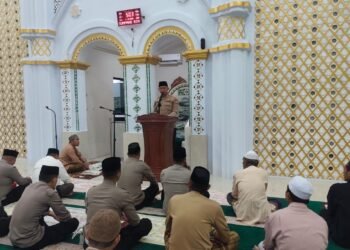 Safari Subuh di Masjid Masdarul Birri, Kapolres Barru Ajak Masyarakat Jaga Kamtibmas