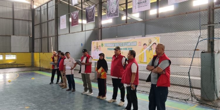 Jelang PORPROV XVIII Sulsel 2026, Disparekrafpora dan KONI Barru Gelar Tes Kebugaran Atlet Tahap I