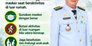 Camat Barru Imbau Warga Gunakan Masker di Tengah Kondisi Udara Berasap