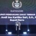 Bupati Barru Andi Ina Kartika Sari Raih GRAND AWARDS 2026 sebagai Bupati Pendukung Zakat Terbaik