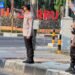 Peduli Keselamatan dan Kesehatan, Kapolres Barru Pimpin Pengaturan Lalu Lintas di Tugu Payung
