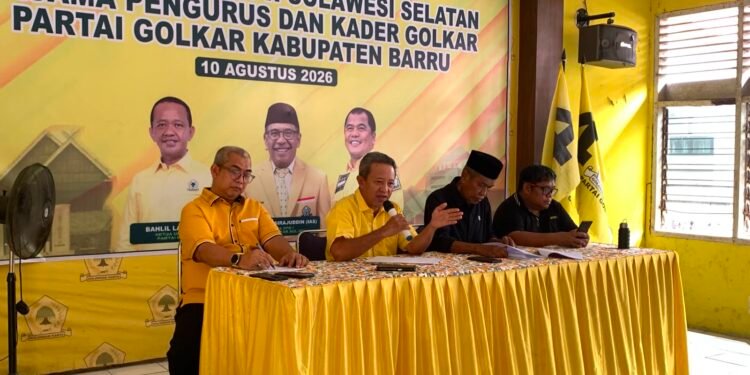 Jelang HUT ke-62 Partai Golkar, DPD II Barru Gelar Rapat Persiapan dan Tetapkan Ketua Panitia