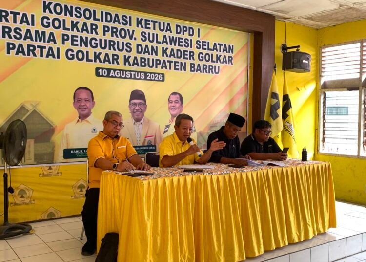 Jelang HUT ke-62 Partai Golkar, DPD II Barru Gelar Rapat Persiapan dan Tetapkan Ketua Panitia