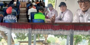 150 Petani Desa Lompo Tengah Ikuti Bimtek Sekolah Lapang PM-AAS dan Praktik Perakitan Drum Seeder