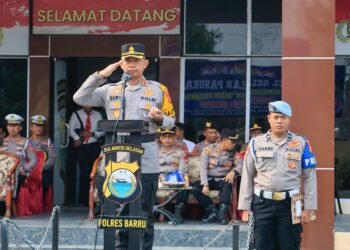 Polres Barru Gelar Apel Operasi Patuh Pallawa 2026, Sasar Delapan Prioritas Pelanggaran Lalu Lintas