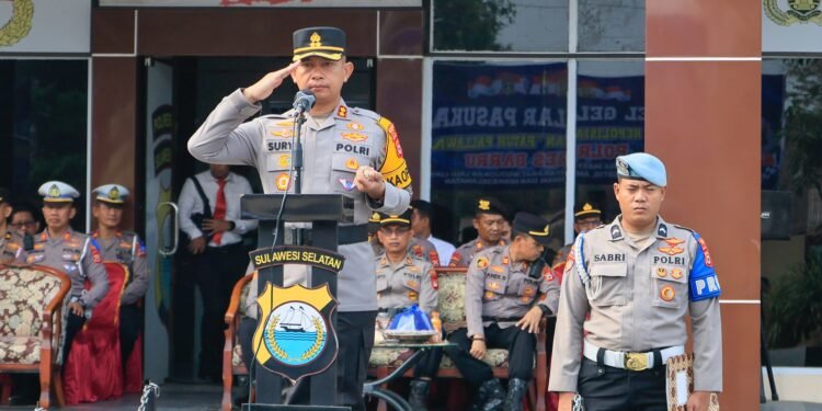 Polres Barru Gelar Apel Operasi Patuh Pallawa 2026, Sasar Delapan Prioritas Pelanggaran Lalu Lintas