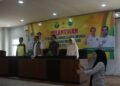 Hardiman Tabi Wakili KONI Barru Hadiri Pelantikan Ketua PBSI Periode 2025–2029